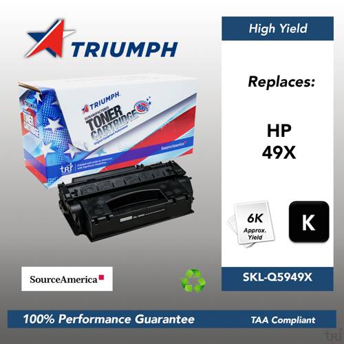 Remanufactured Skilcraft High Yield Toner, Black, Yield 6000 Remanufactured Skilcraft High Yield Toner, Black, Yield 6000