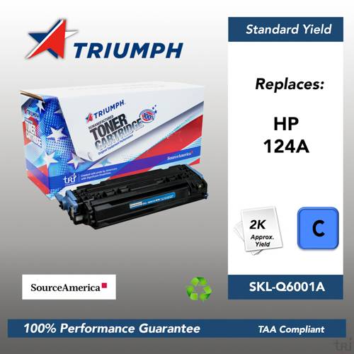 Remanufactured Skilcraft High Yield Toner, Cyan, Yield 2000 Remanufactured Skilcraft High Yield Toner, Cyan, Yield 2000
