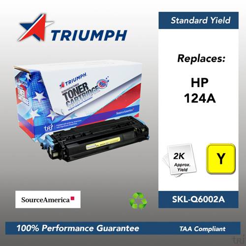 Remanufactured Skilcraft High Yield Toner, Yellow, Yield 2000 Remanufactured Skilcraft High Yield Toner, Yellow, Yield 2000
