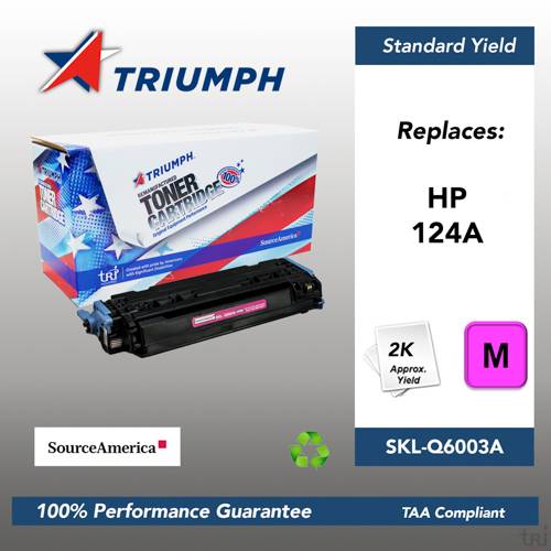 Remanufactured Skilcraft High Yield Toner, Magenta, Yield 2000 Remanufactured Skilcraft High Yield Toner, Magenta, Yield 2000