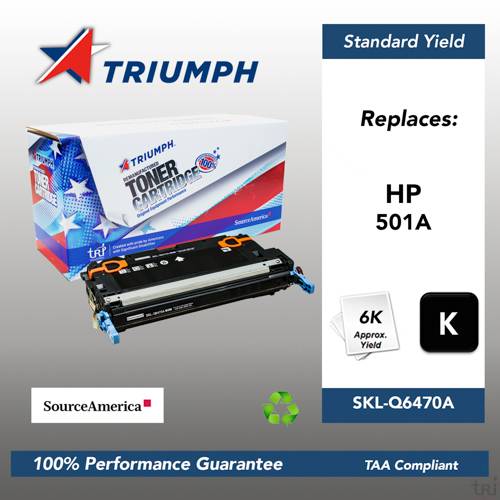 Remanufactured Skilcraft High Yield Toner, Black, Yield 6000 Remanufactured Skilcraft High Yield Toner, Black, Yield 6000