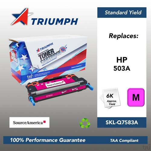 Remanufactured Skilcraft High Yield Toner, Magenta, Yield 6000 Remanufactured Skilcraft High Yield Toner, Magenta, Yield 6000