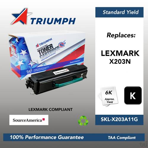 Remanufactured Skilcraft High Yield Toner, Black, Yield 2500 Remanufactured Skilcraft High Yield Toner, Black, Yield 2500