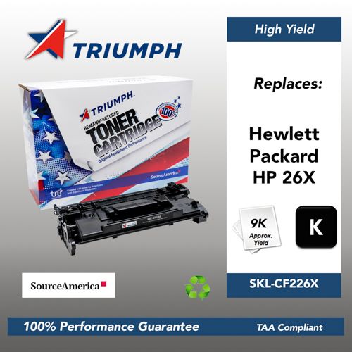 Remanufactured Skilcraft Toner, Black, Yield 9000