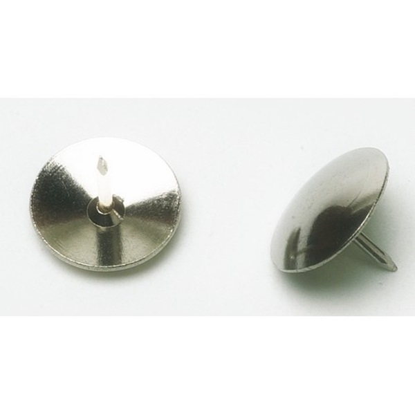 THUMBTACKS, 1/2 INCH, SILVER