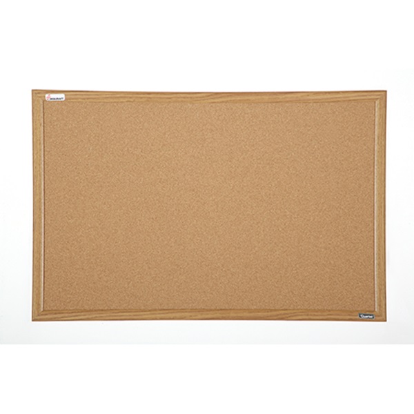 BULLETIN BOARD, NATURAL CORK, 24" X 18",
