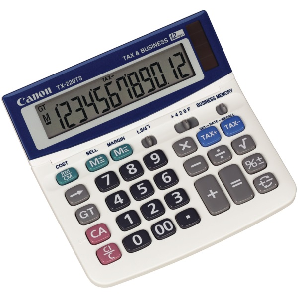 CALCULATOR,TX-220TSII,WH