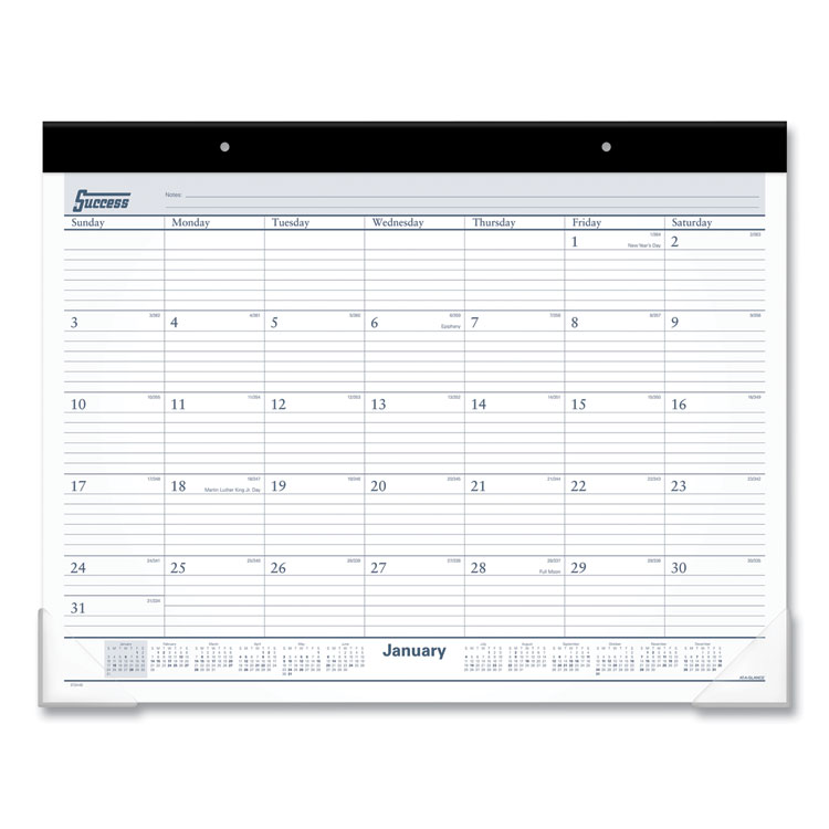 2025 Monthly Desk Pad Calendar, 21.75"x17"