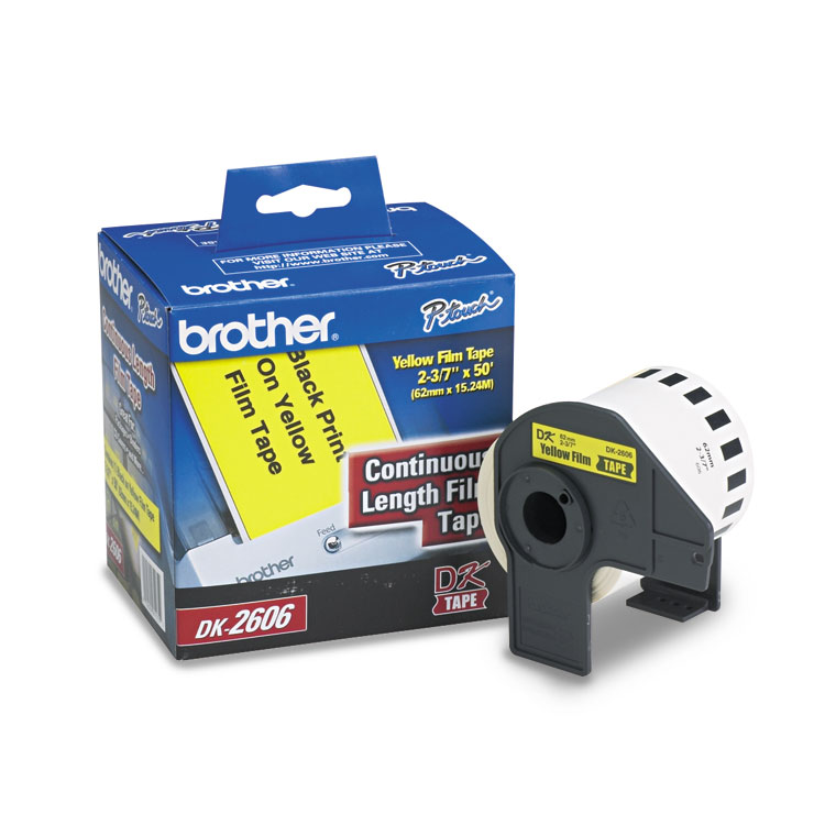 BROTHER YELLOW FILM LABEL TAPE 2.4X50
