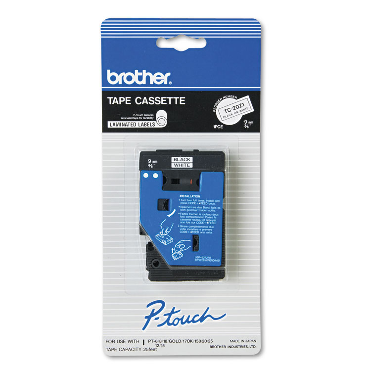 CARTRIDGE,TP3/8"BK ON WHT
