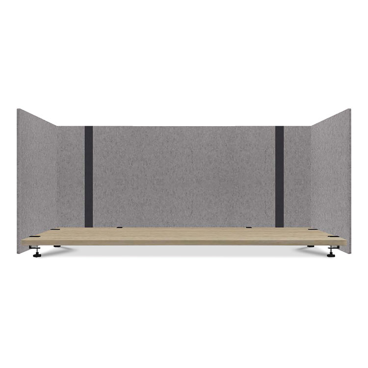 ADJUSTABLE DESK SCREEN WITH RETURNS, 48