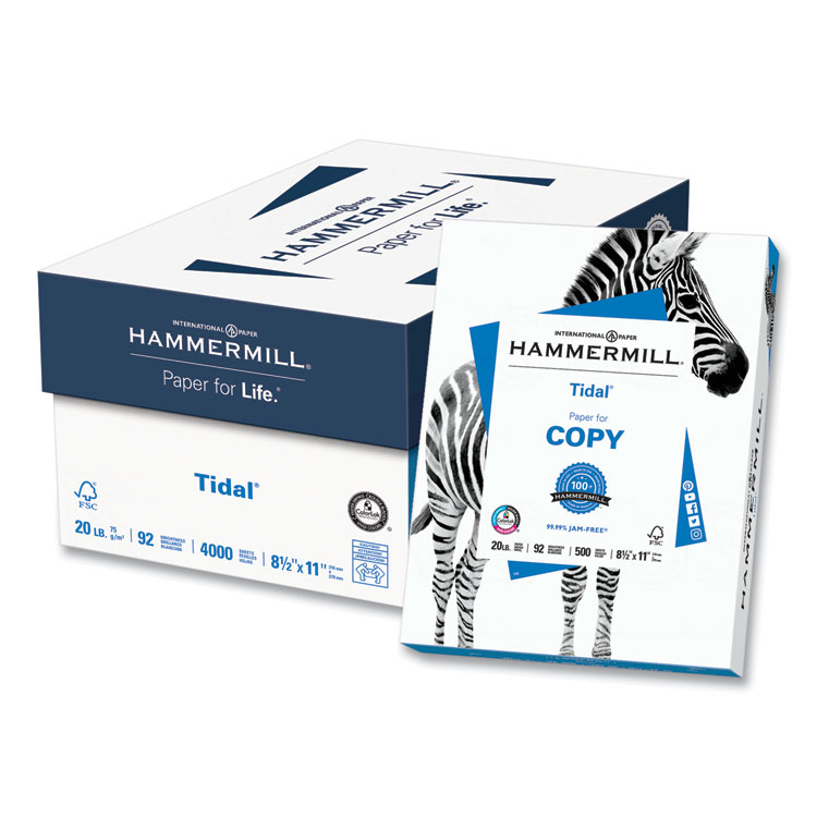 Tidal Print Paper,92 Bright,20#,8 RM/CT