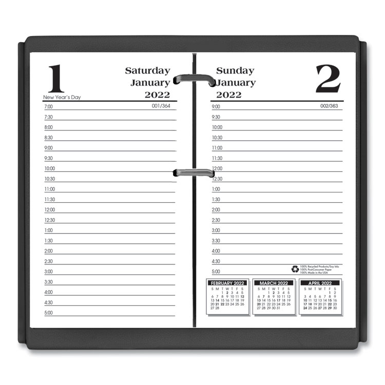 2025 Daily Desk Calendar Refill, 3.5 x 6