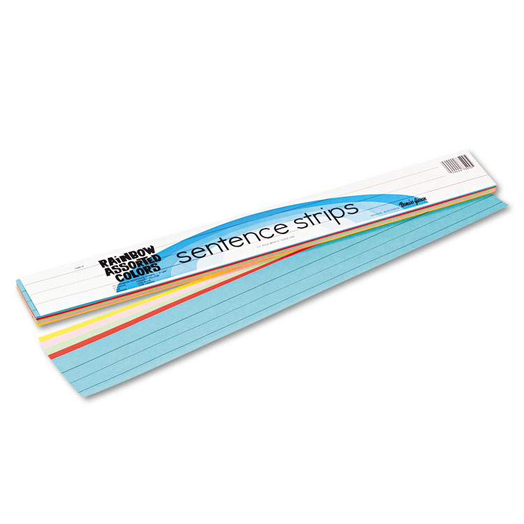 Sentence Strips 24 X 3 Assorted Colors 100 Pk