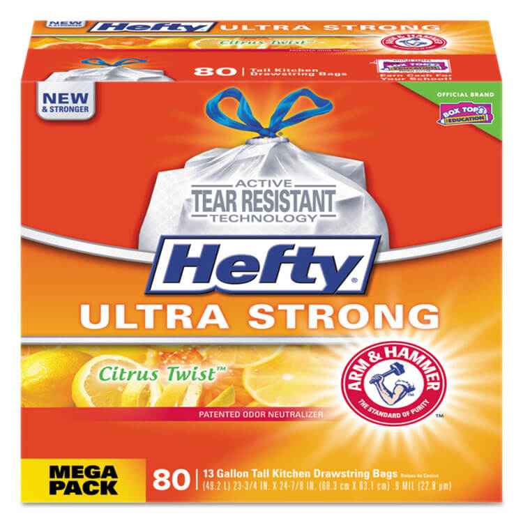BAG,HEFTY,CITRUS,13GAL,WH