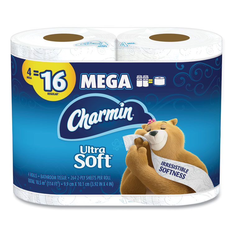Charmin Ultra Soft Bathroom Tissue, 4/PK