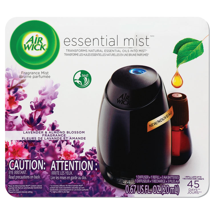 AirWick Essential Mist Starter Kit, Lavender & Almond Blossom AirWick Essential Mist Starter Kit, Lavender & Almond Blossom