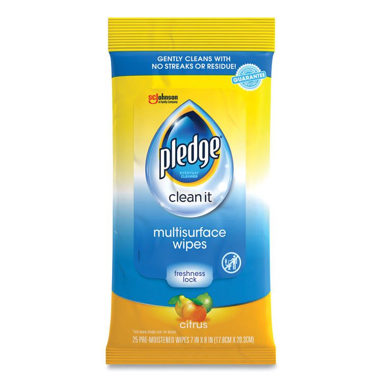CLEANER,PLEDGE, M-S WIPES