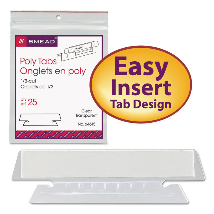 TAB,HNG FLDR,1/3CUT,25,CR