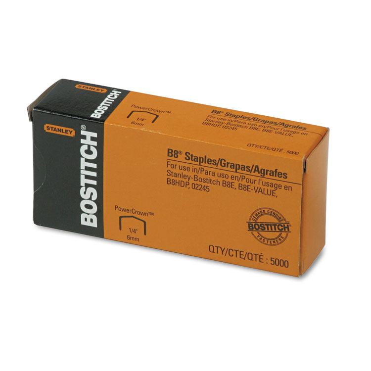 STAPLES,F/B8,.25",5M/BX