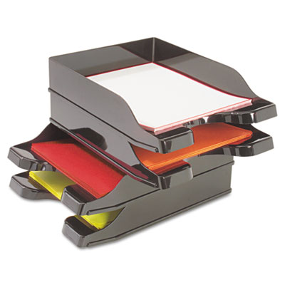 TRAY,LTR,STKBLE,2,BK