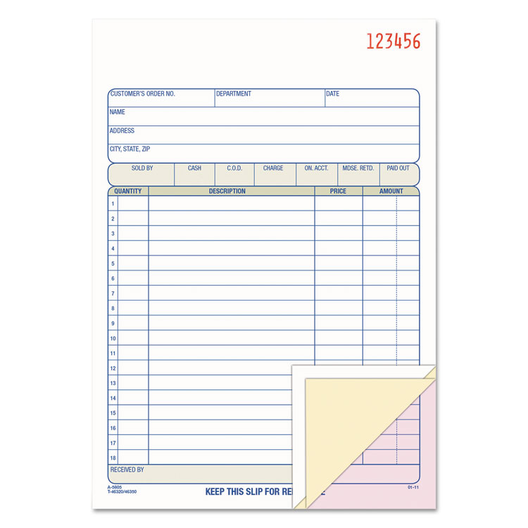 BOOK,SALES,2PT,5X8,50/ST