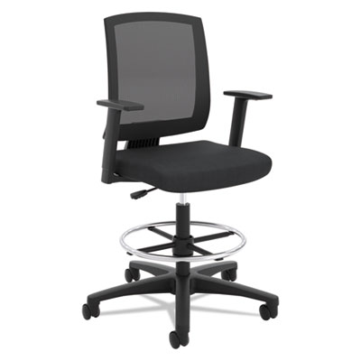STOOL,MIDBACK,BK