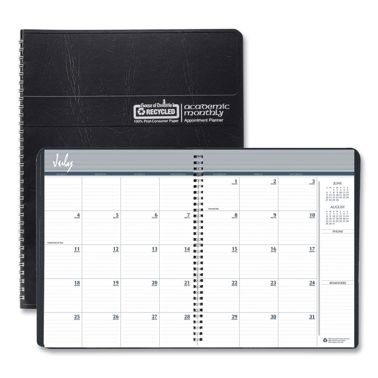 2024-2025 Ruled Monthly Planner, 11x8.5