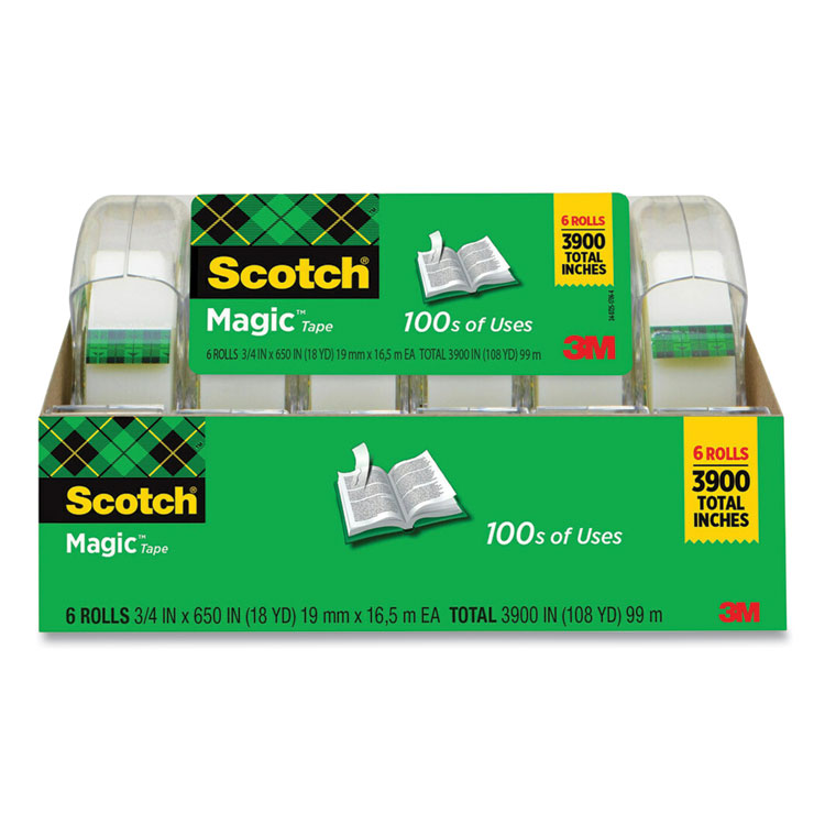 TAPE,TRANS,6PK WDISP,CR