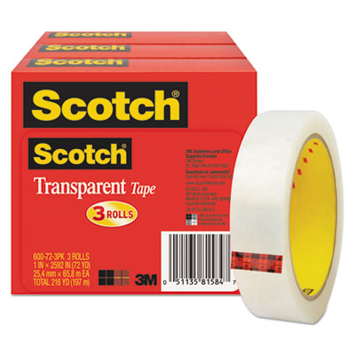 TAPE,1"X2592",3/PK,CR